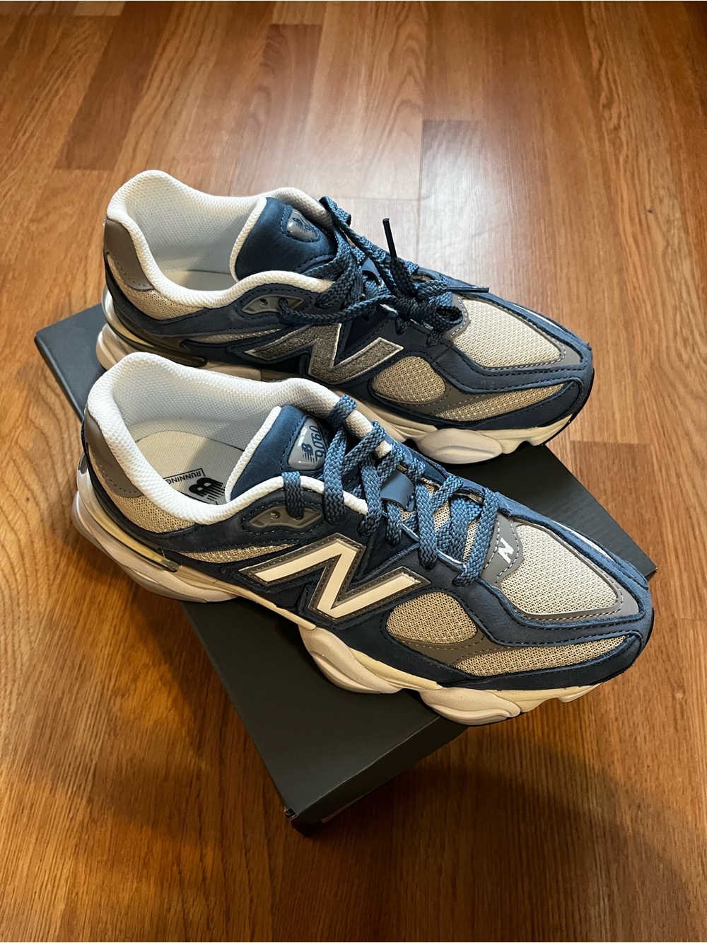 Navy and Gray New Balance 9060 - Picture 2 of 5